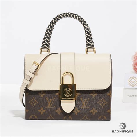 louis vuitton locky bb white|Louis Vuitton handbag with lock.